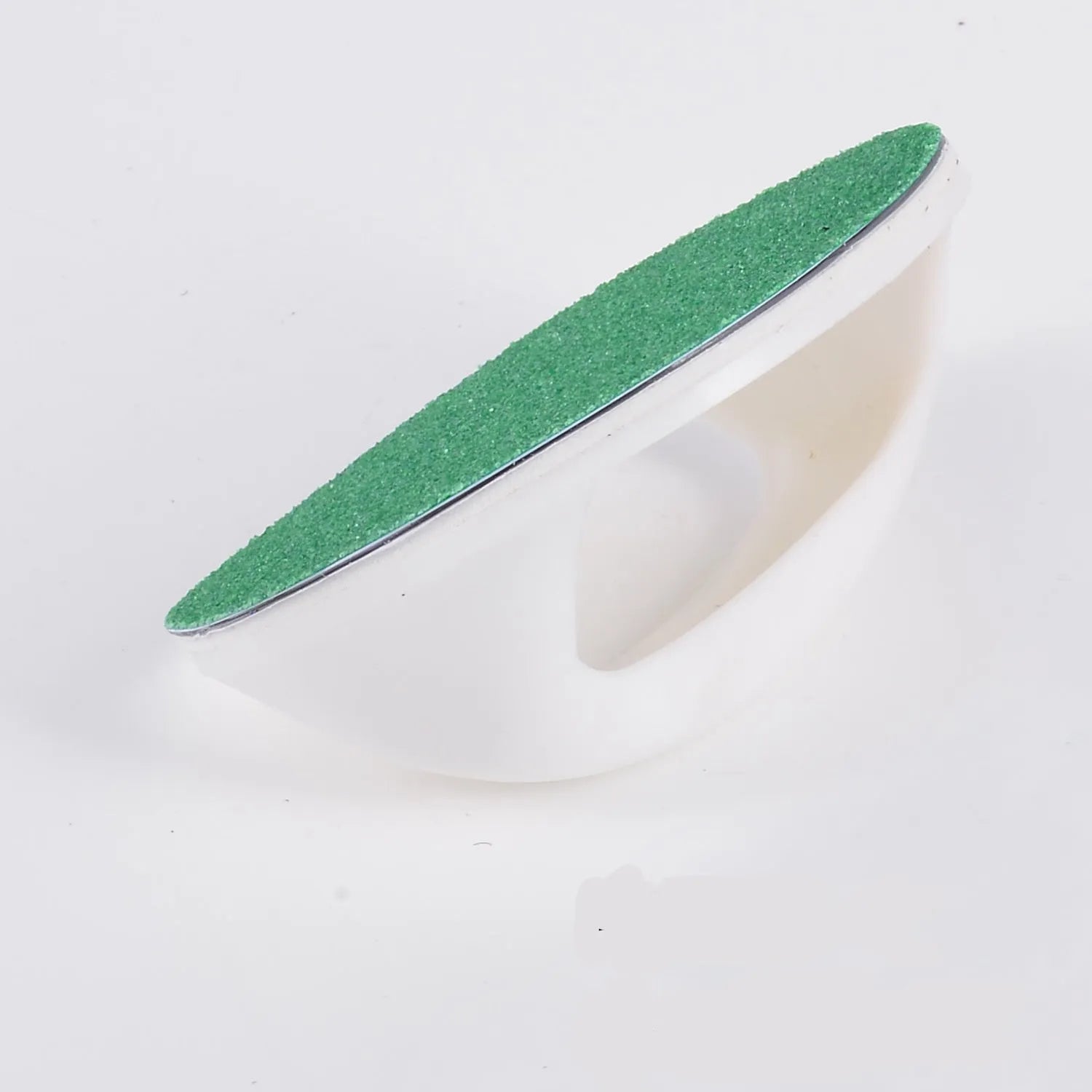 Upgraded round dog nail file scratch board with ergonomic handle in blue colour
