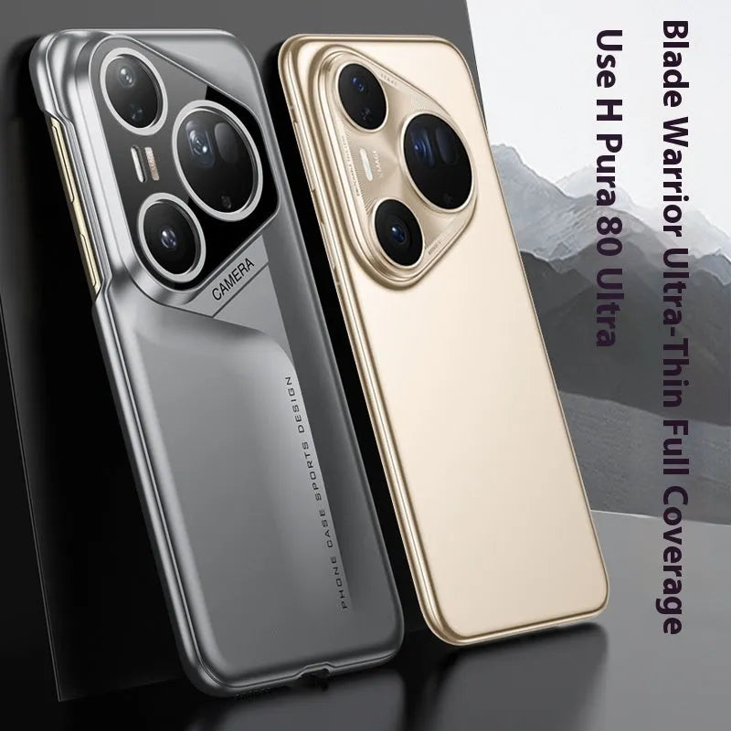 Blade Warrior frosted PC hard phone case for Huawei P80 Pro in Cold Mountain Gray