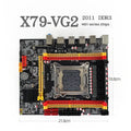 X79-VG2 desktop motherboard with LGA 2011 socket, four DDR3 slots, and PCIe 16X slot