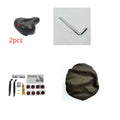 Soft silicone gel bicycle saddle cushion with PU leather cover, wrench, and tyre repair kit