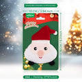 Christmas cat plush toy with catnip in festive designs including elk, tree, Santa and egg