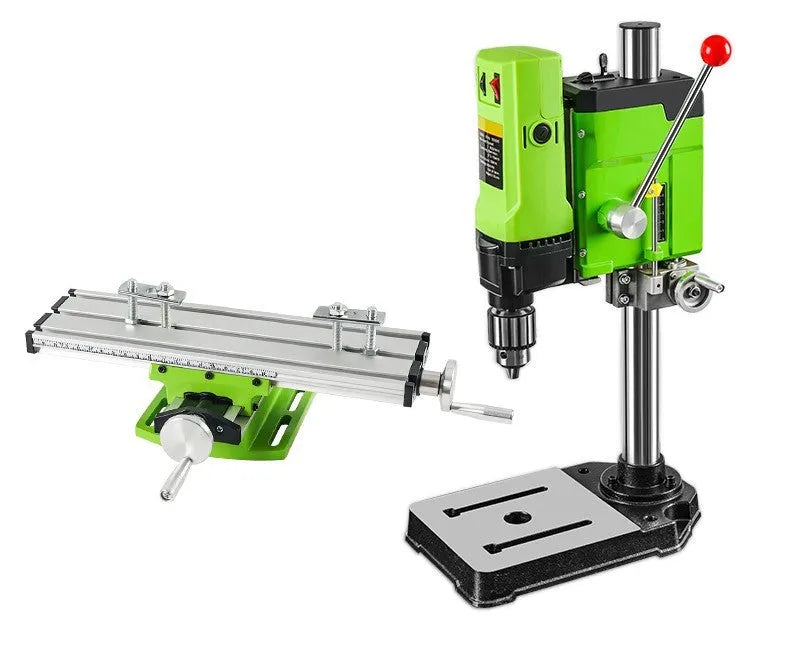 Mini bench drill milling machine with 240W power for workshop drilling tasks