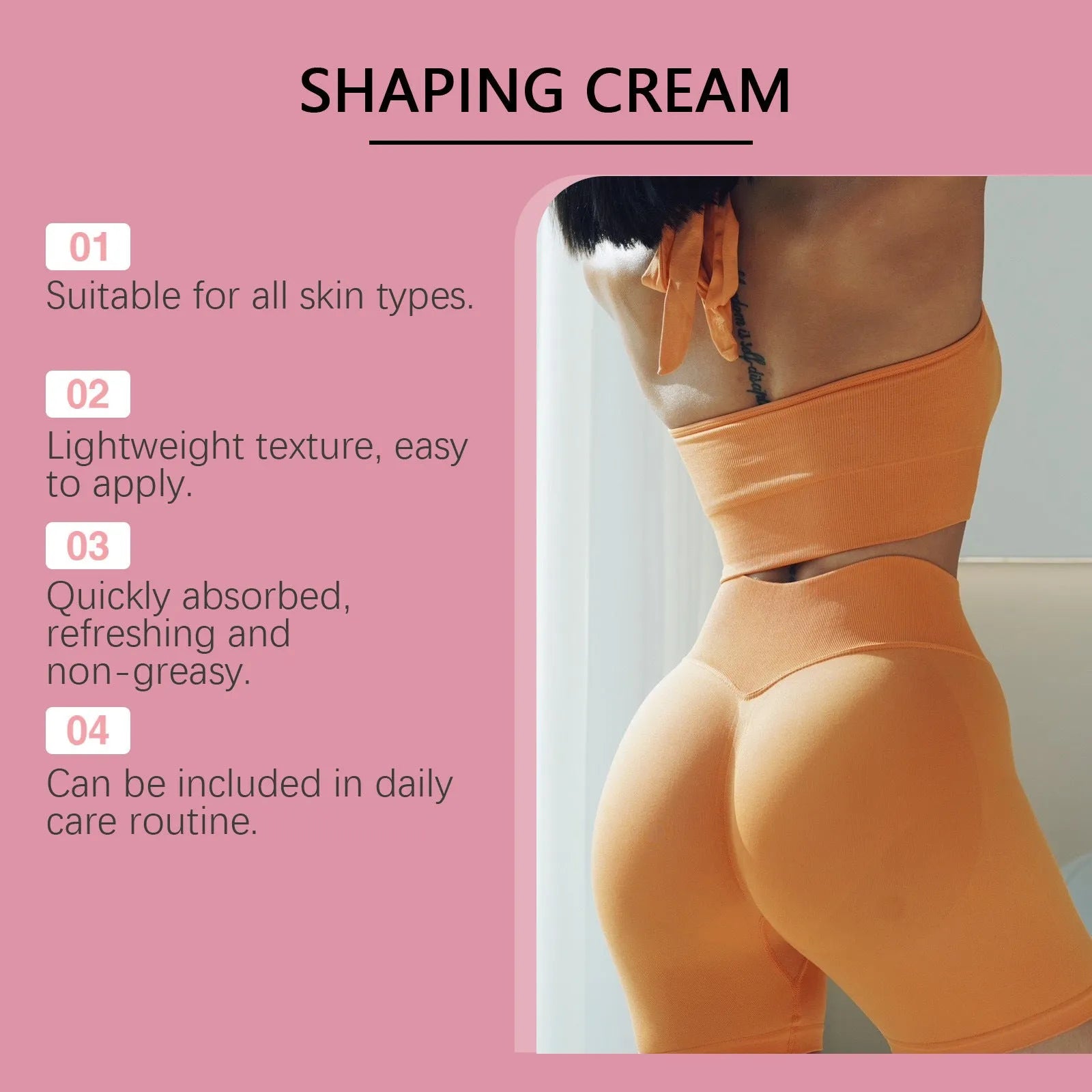 60g jar of Hip and Neck Firming Cream with botanical extracts.