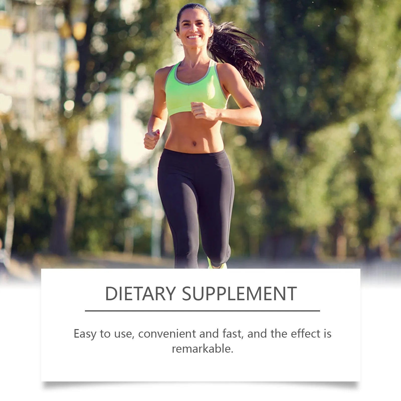 Googeer 60ml dietary supplement body treatment bottle measuring 3.3x3.3x11.6cm