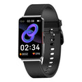 EP08 blood glucose smart bracelet with TPU strap in black, gold, or silver colours