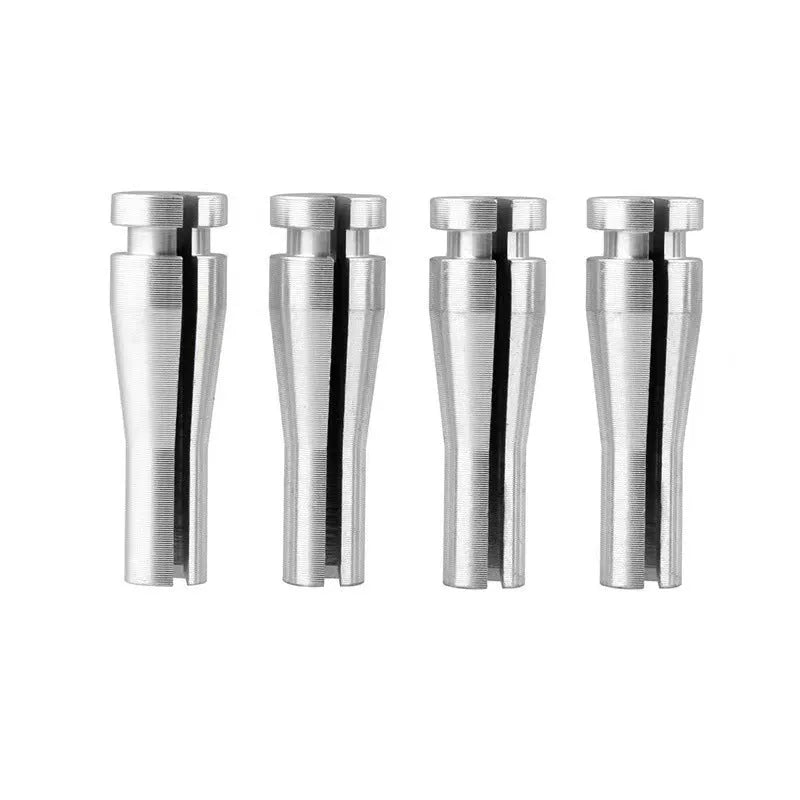 Four silver aluminium car lock cable parts for Ford F150 F250 F350 truck door latch repair