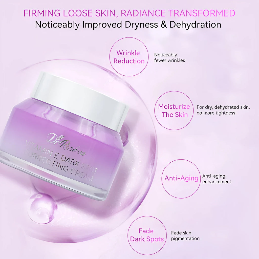 DR.ROSEVA Brightening Vitamin E Dark Spot Corrector face cream in a 50g jar