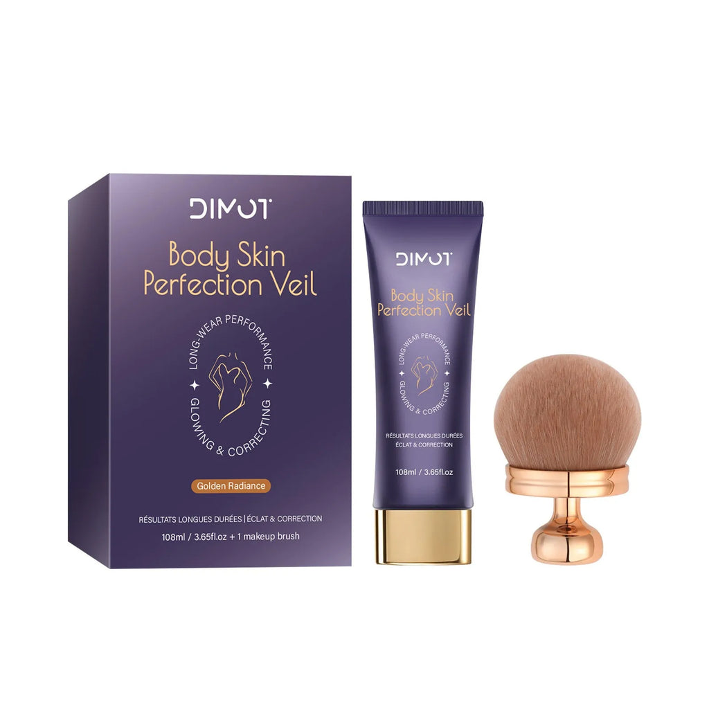 108ml waterproof body concealer cream pot with brush for tattoo and birthmark coverage