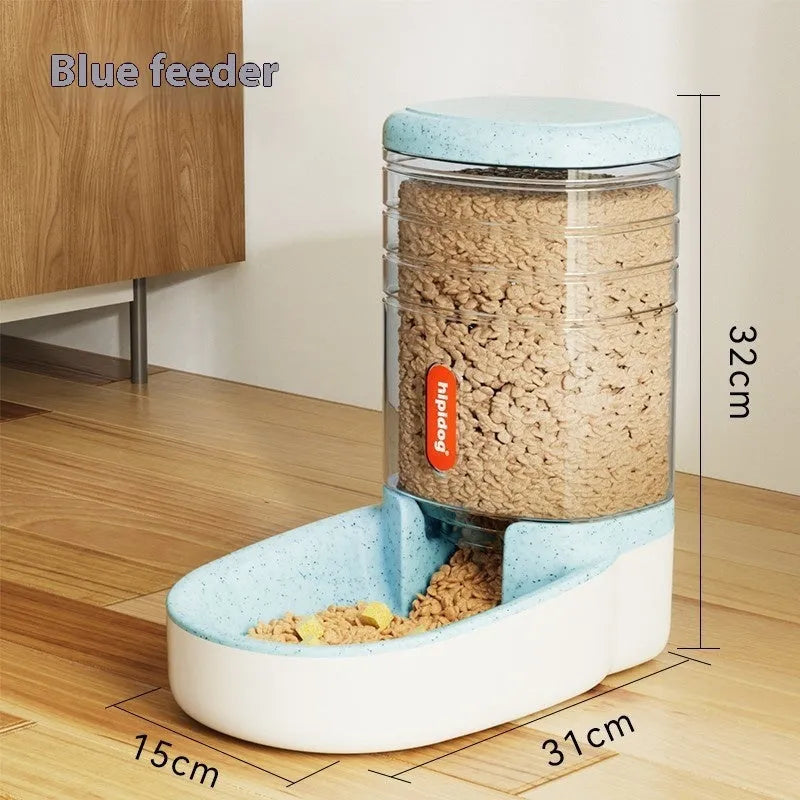 Second generation 3.8-litre automatic pet drinker and feeder in grey, blue, pink or green colour