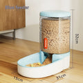 Second generation 3.8-litre automatic pet drinker and feeder in grey, blue, pink or green colour