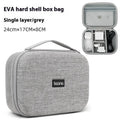 Multifunctional digital storage bag in grey or black, EVA material, 3kg load, BN-F012