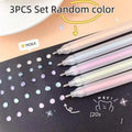 Macaroon colour plastic dispensing pen with cap-pulling mechanism in yellow, white, blue, green, pink or purple