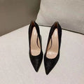 Women's silver stiletto wedding shoe with crystal detail on a 9cm heel.