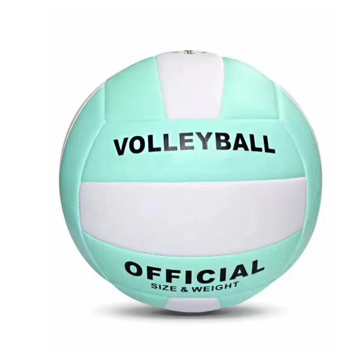 Size 5 PVC volleyball for student training, shown in various colour combinations including macaron styles.