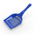 PP plastic cat litter scoop in red, yellow, or blue available in small or medium sizes