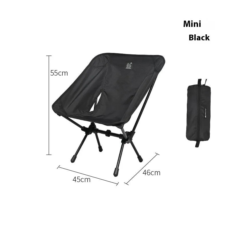 A foldable aluminium alloy Moon Chair with an Oxford cloth seat, shown in Army Green colour.