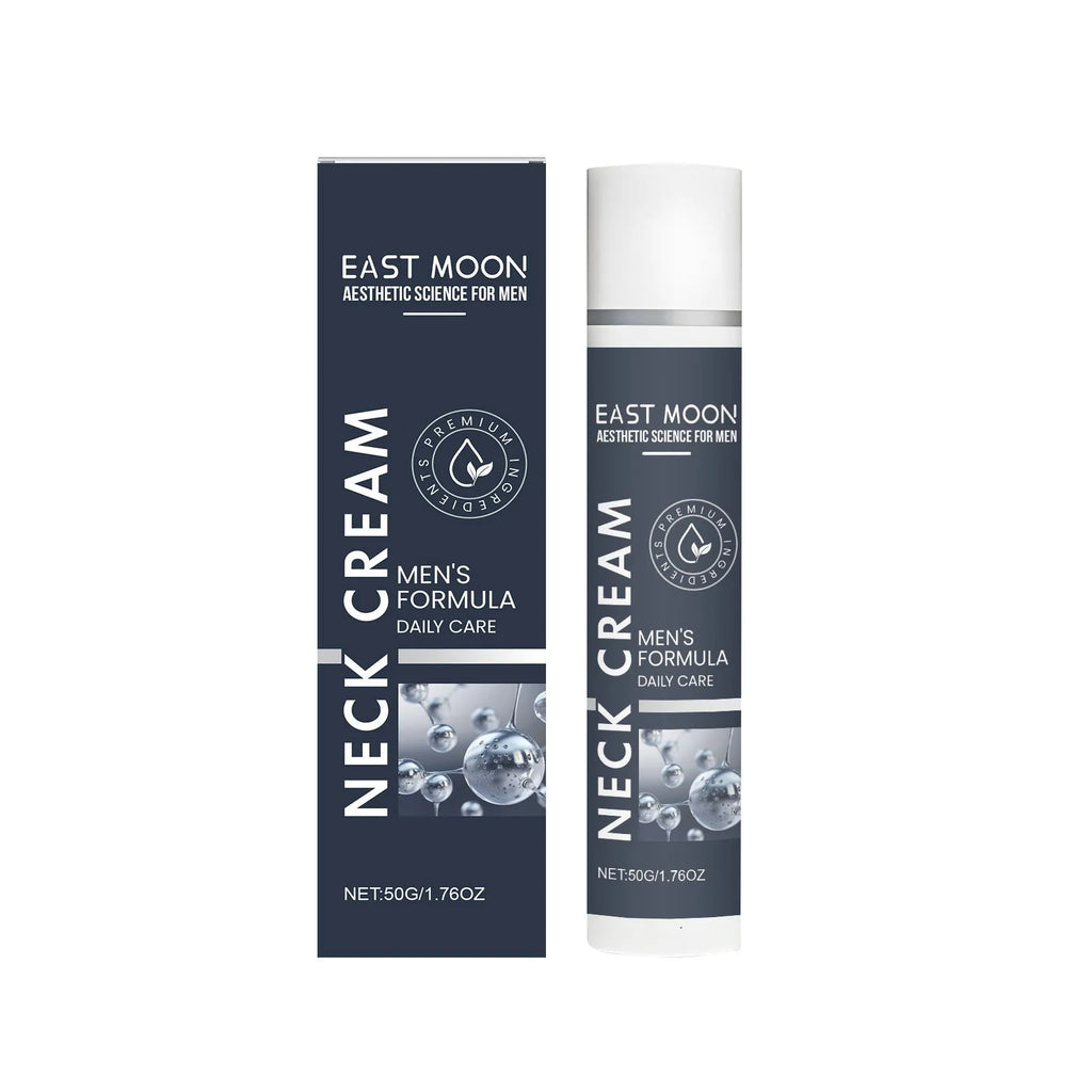 50g tube of men's neck cream with collagen and hyaluronic acid formulation