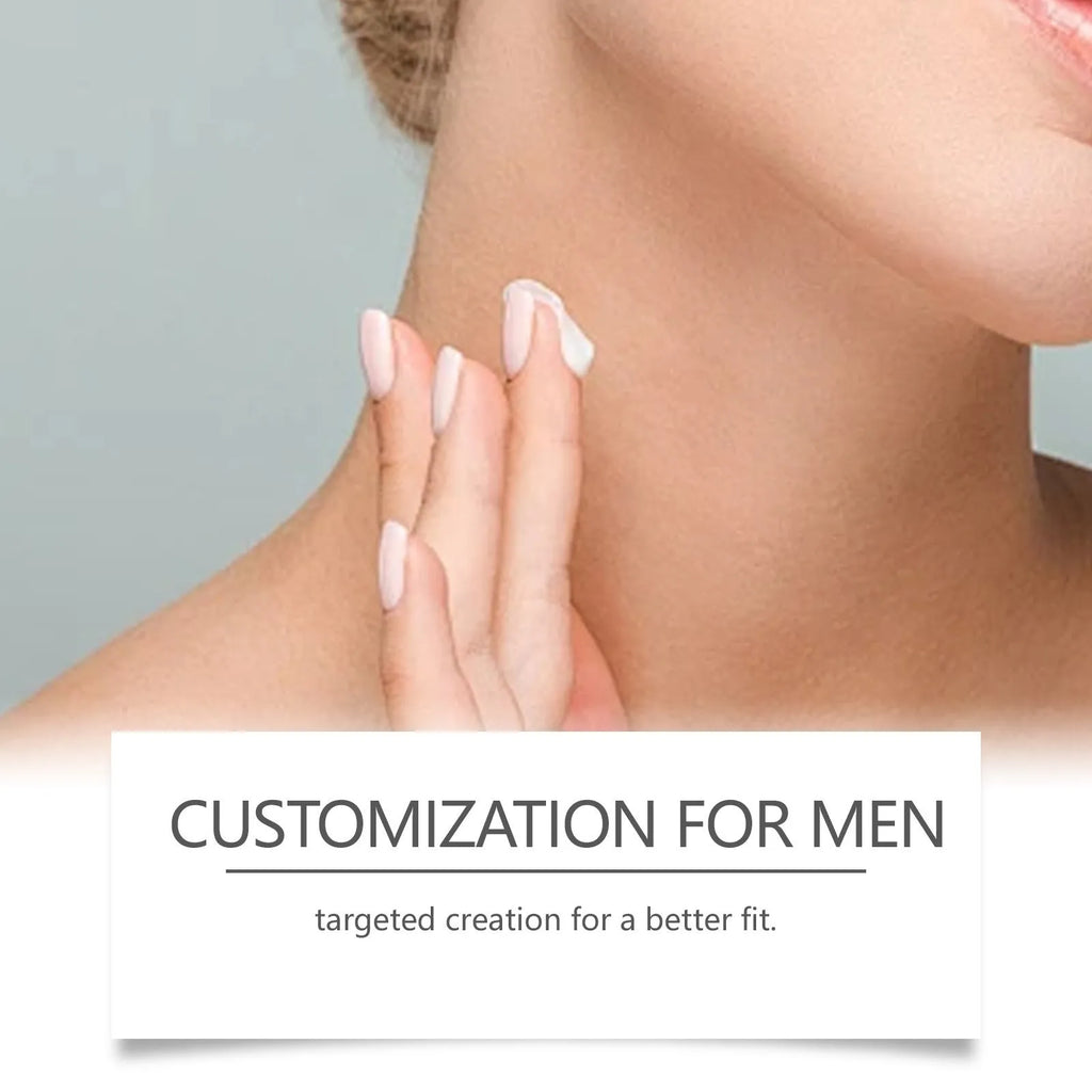 50g tube of men's neck cream with collagen and hyaluronic acid formulation