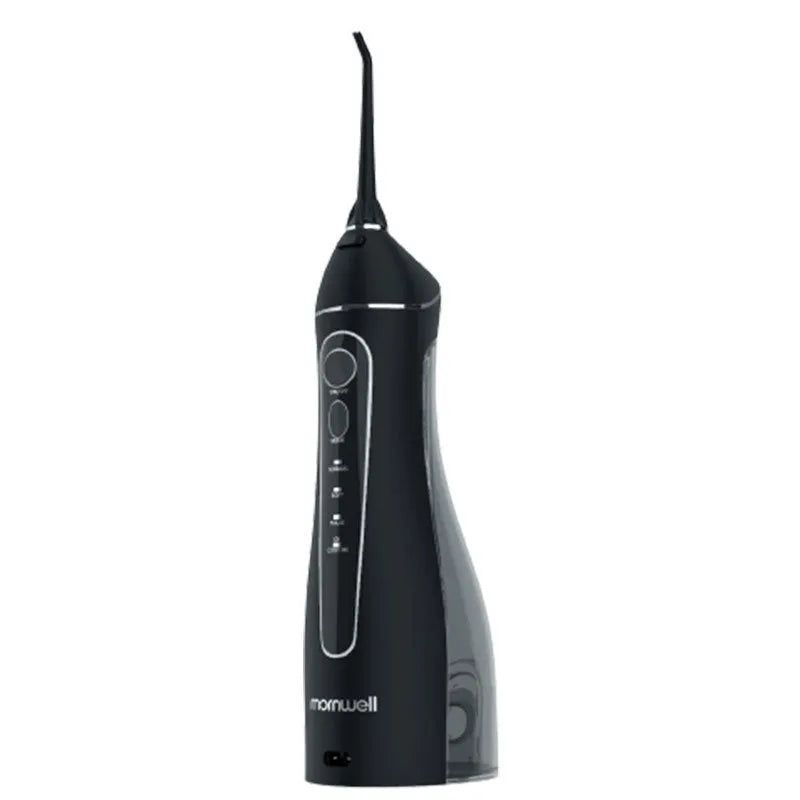 Black Prooral portable oral irrigator electric water flosser for adult home dental care