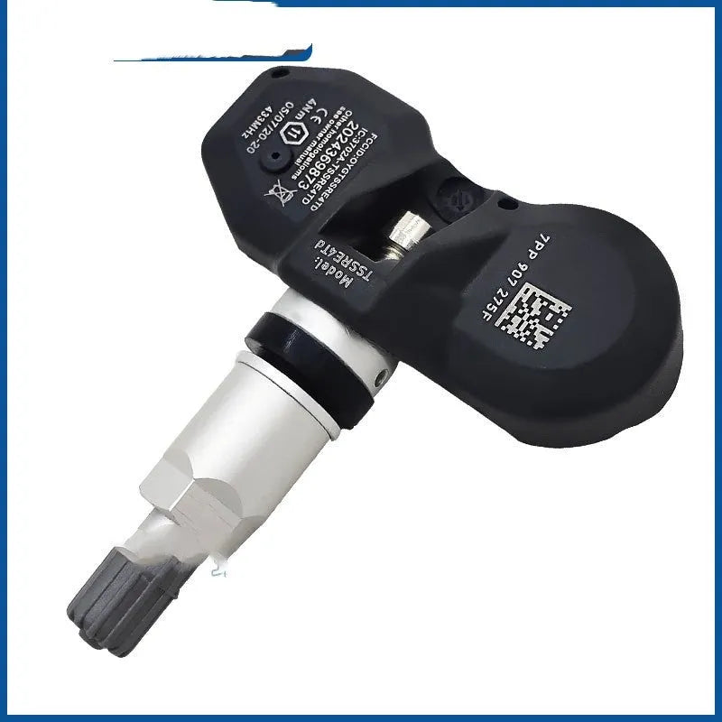 Black Audi tyre pressure monitoring sensor for direct vehicle replacement