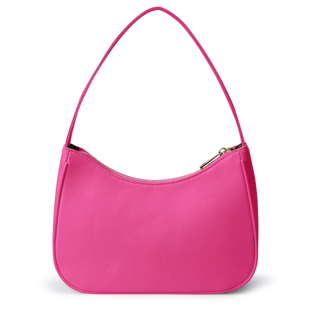Simple retro waterproof shoulder bag in multiple colour options made from PU material