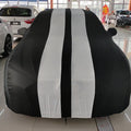 Elastic car cover for Ford Mustang in one of six colour options