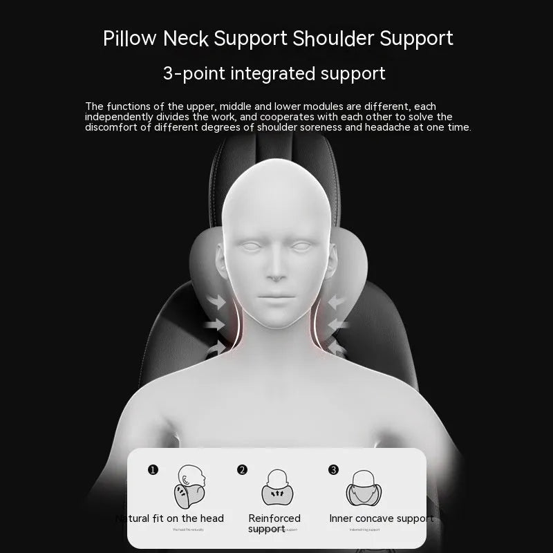 Memory foam car cushion for lumbar and neck support in multiple colour options