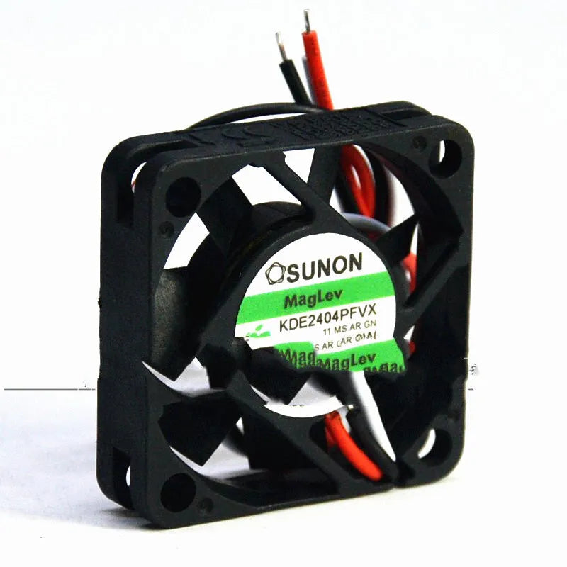 SUNON KDE2404PFVX 24V 4cm black cooling fan with 15cm cable