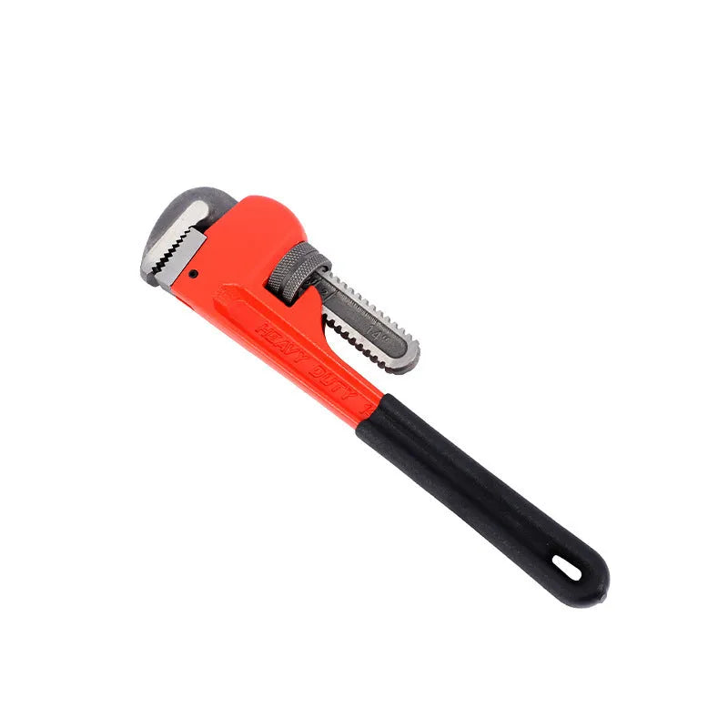Heavy pipe tongs 45# steel clamps water pipe pliers 8 inch hardware tool