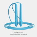 Plastic handle PVC fitness jump rope in various colours for cardio training and skipping exercises