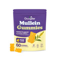 Pack of Mullein Gummies dietary supplement soft candies containing verbena officinalis extract.