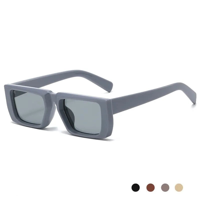 Special-shaped UV400 sunglasses with PC frames in multiple colour combinations including black/grey and transparent options