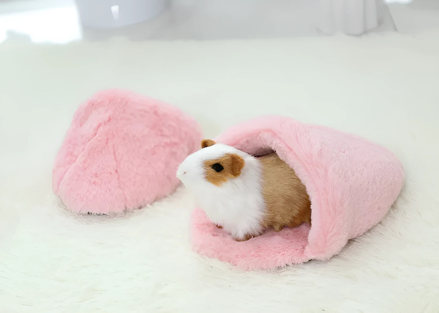 Rabbit velvet pet nest cushion for hamster hedgehog chinchilla guinea pig with non-slip bottom
