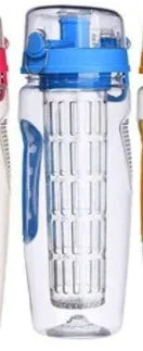 32 oz BPA-free Tritan fruit infuser water bottle with removable infuser cup