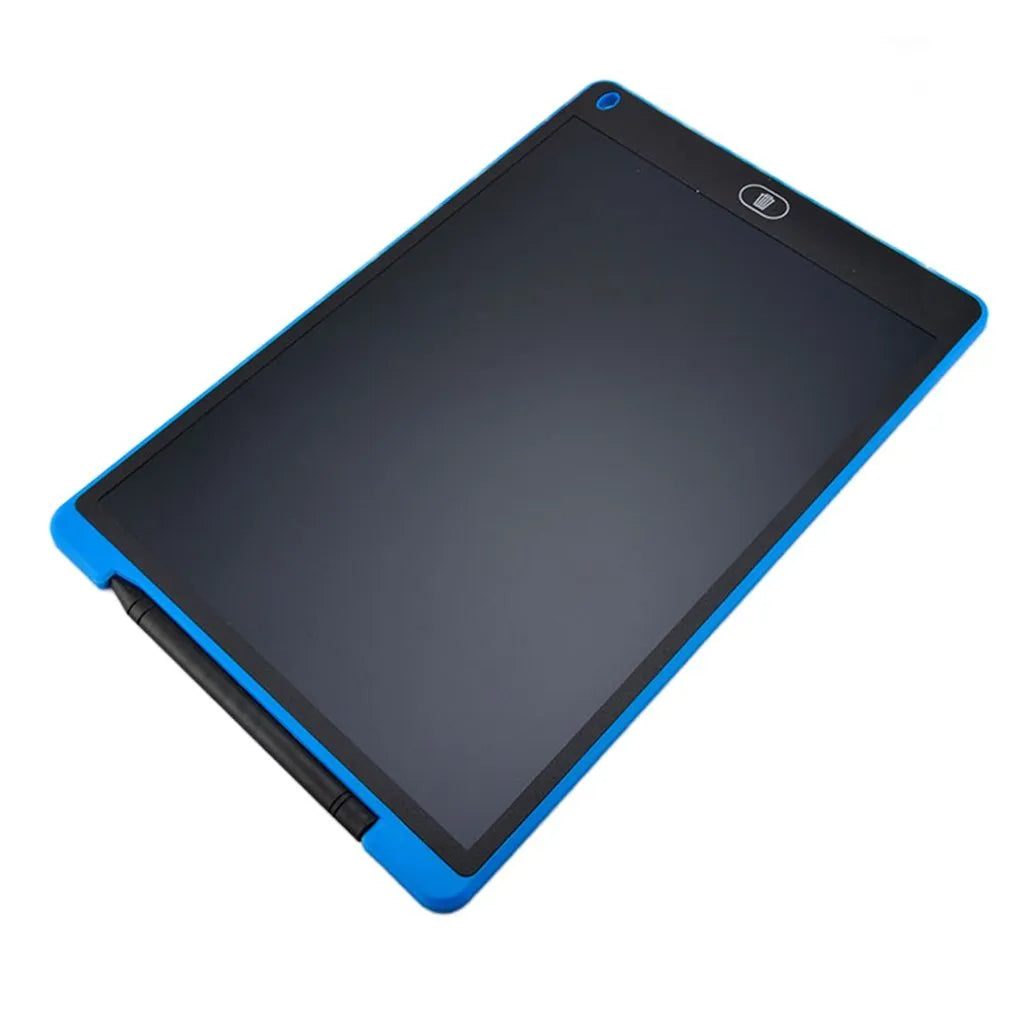 LCD electronic handwriting board for children with stylus pen in black, blue, green, or red colours