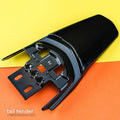 Carbon fibre rear mudguard and inner plate for light bee electric off-road bicycle.