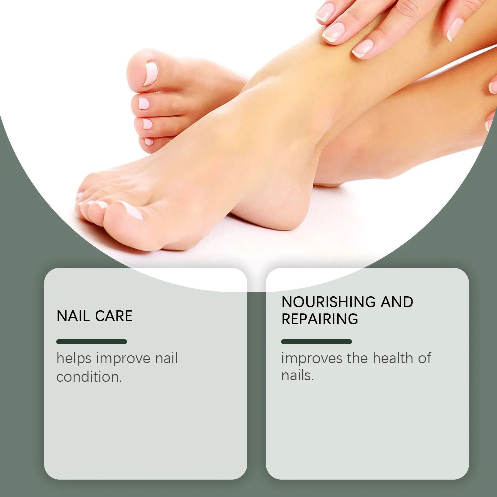 30ml nail care solution bottle with mild brightening and nourishing formula for daily nail maintenance