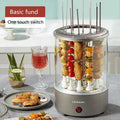 Household electric barbecue oven with automatic rotation, 210mm diameter, 1100W, tabletop design, colour KLJ120