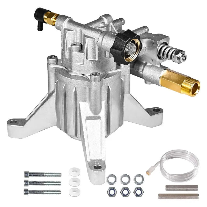 P170 swash plate aluminium pump for petrol pressure washers with perpendicular shaft