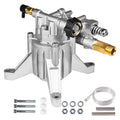 P170 swash plate aluminium pump for petrol pressure washers with perpendicular shaft
