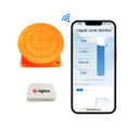 Moray ME201W wireless fluid level monitor sensor with WiFi antenna and power adapter.