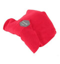 U-shaped convex neck support pillow and scarf in black, grey, navy, or red colours.