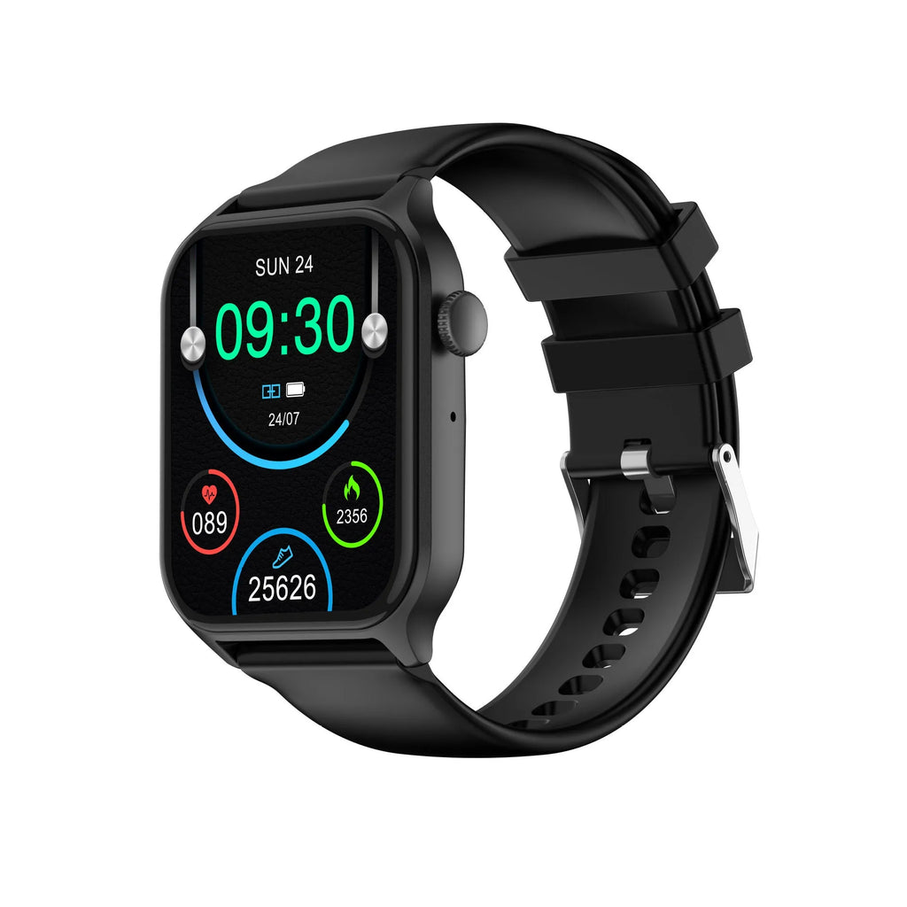 Z145 smart watch on wrist displaying health metrics, shown in one of six colour options.
