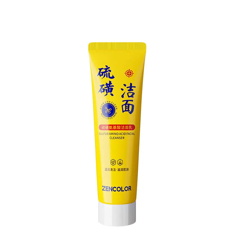 Sulfur Facial Cleanser 30g deep cleansing moisturising mild non-irritating in plastic pack
