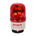 LTE-1101J industrial rotating warning light with coloured lenses and optional sound alarm