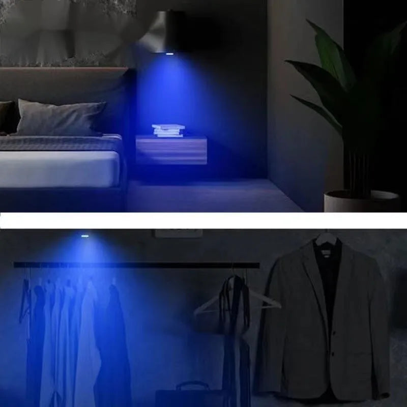 Car interior LED lighting strip with touch control and four colour options on aluminium base plate