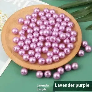 Clear acrylic handmade DIY beaded jewellery box in Nordic style, see-through storage box for beads.