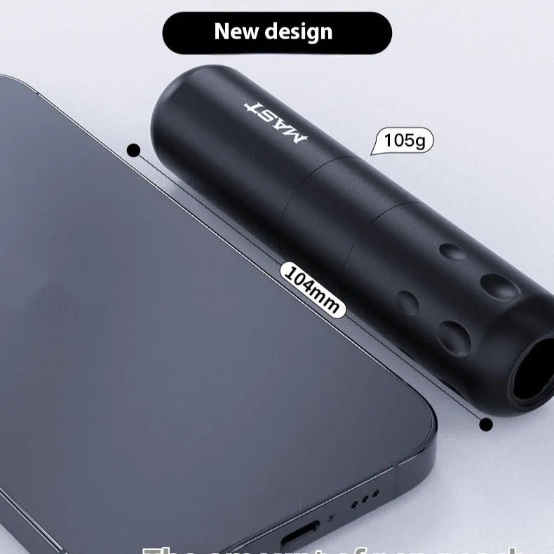 Integrated motor tattoo pen machine for eyebrow, eyeliner and floating lip with RCA hook line