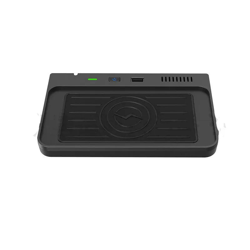 Ford Explorer wireless charger in ABS PC, 24 x 14.5 x 3cm, Qi standard charging with USB output