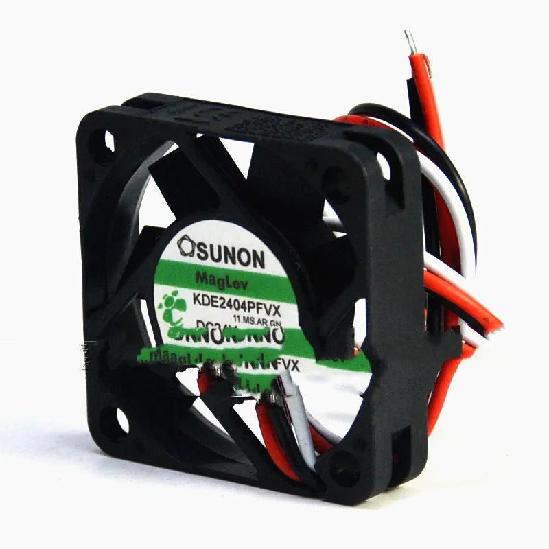 SUNON KDE2404PFVX 24V 4cm black cooling fan with 15cm cable